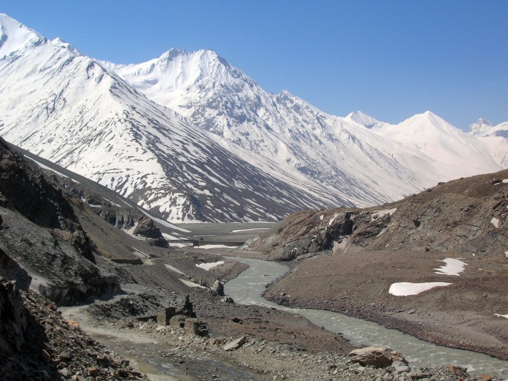 Glaciers of Spiti as seen on Chandratal Trek