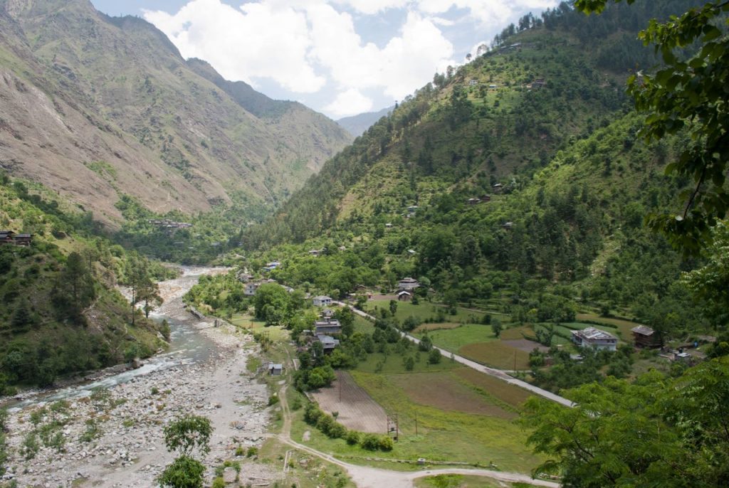 Aerial View of Tirthan Valley