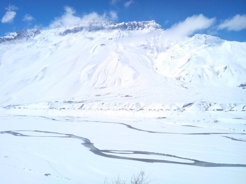 White Spiti Valley - Kaza under Snow