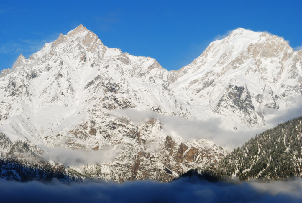 Magnificent view of Raldang Peak in Kalpa - Kinnaur Valley
