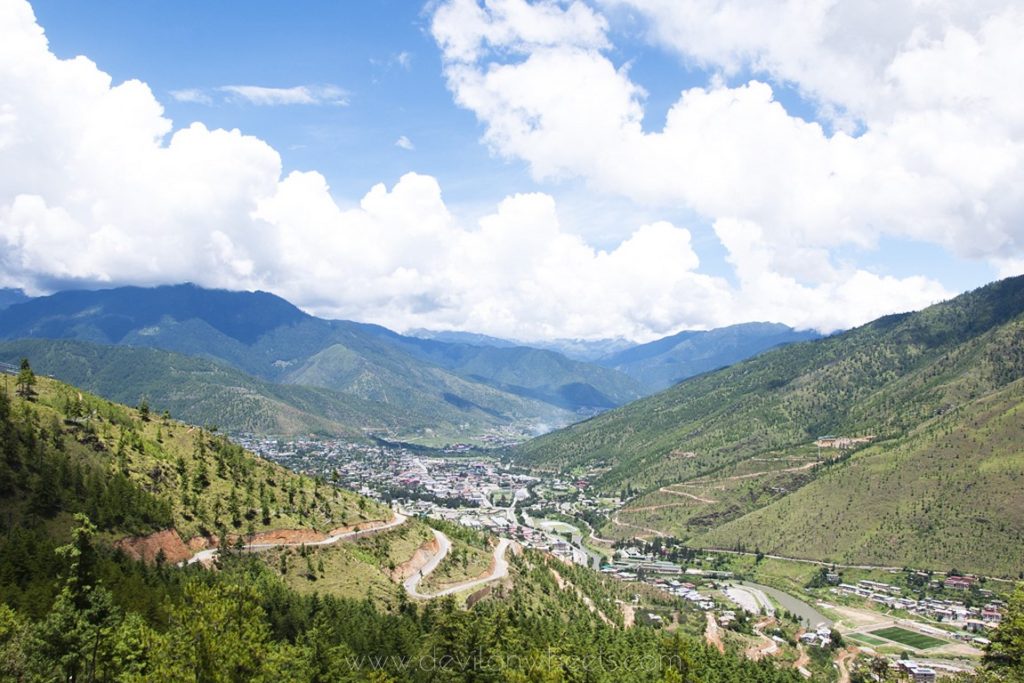 Beautiful landscapes in Bhutan
