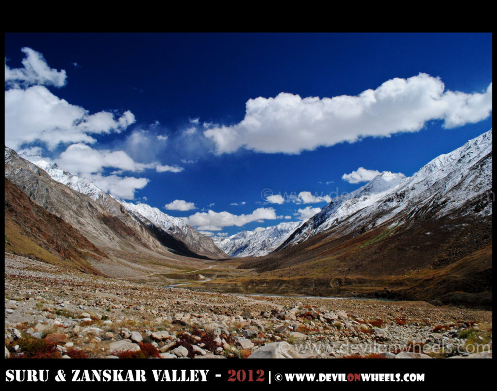 The mighty glaciers of Zanskar Valley