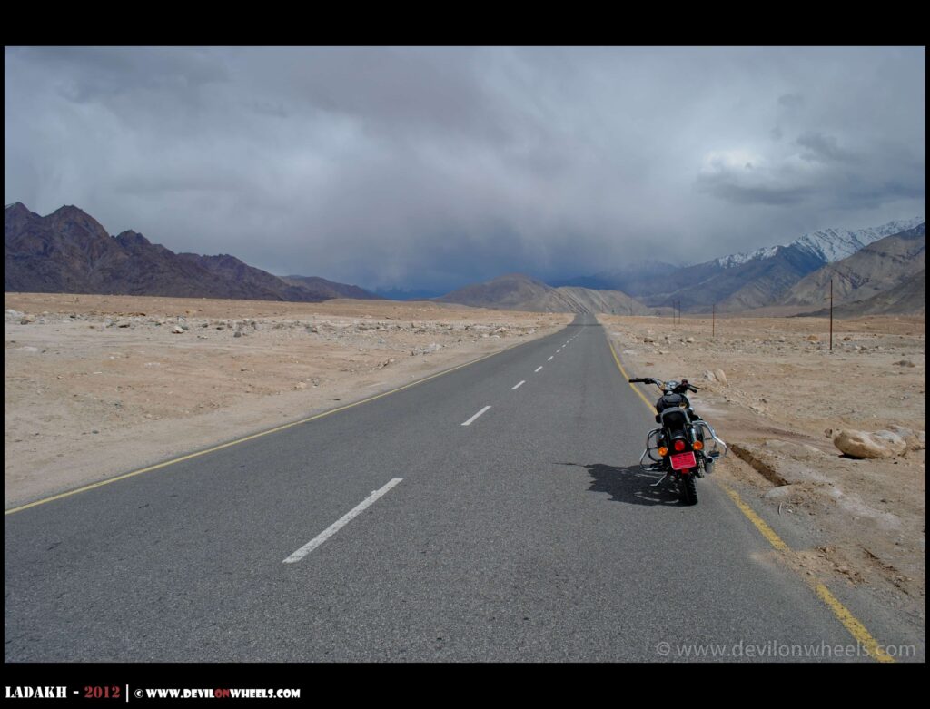 That bike ride to Basgo plains in Ladakh