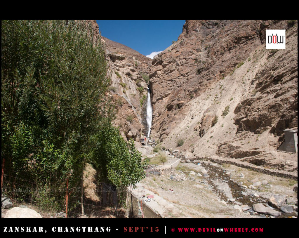 Sheela Village Waterfall, Zanskar 