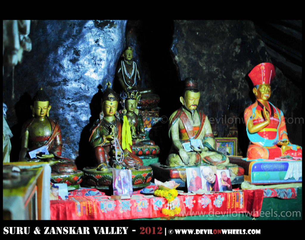 Zongkhul Monastery - An inside view of idols