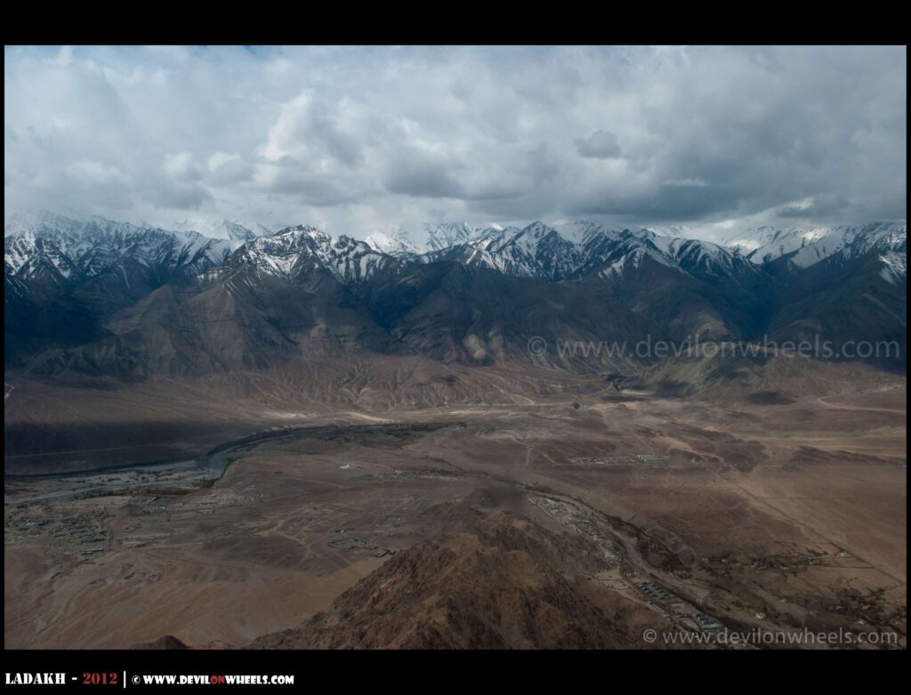 Aerial views of Leh - Ladakh Range