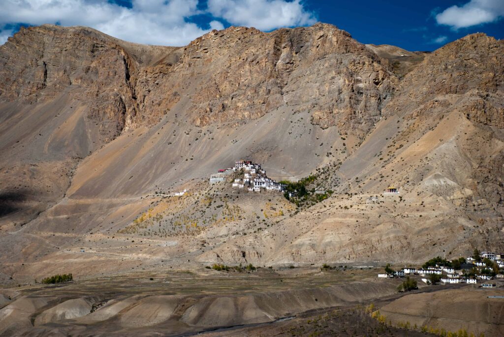Ki Monastery, as seen from the road to Chandratal from Kaza