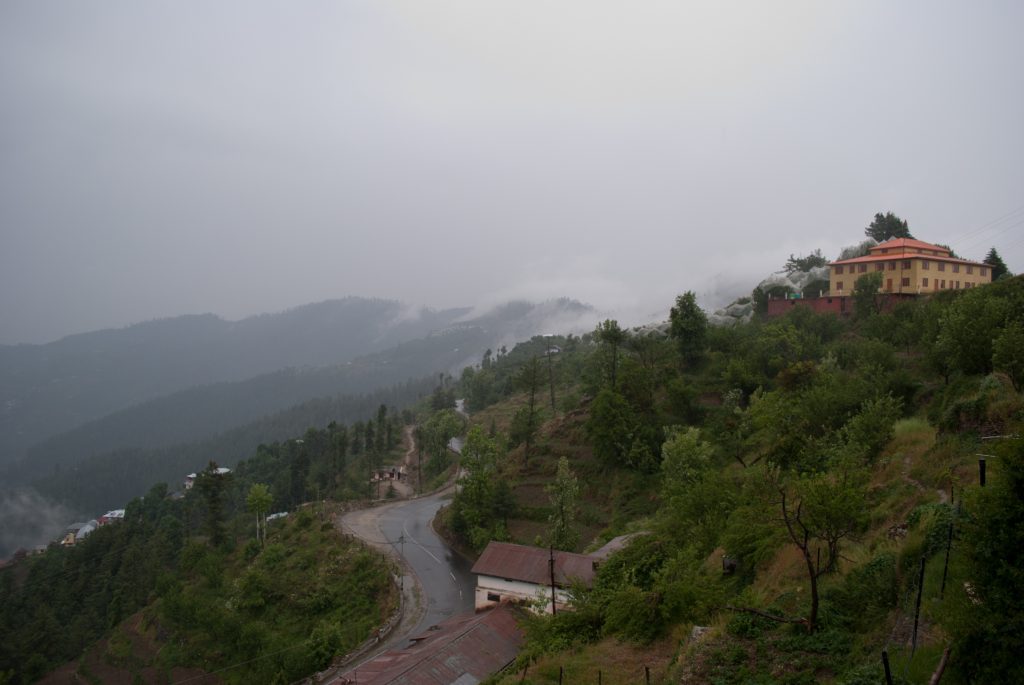 Beautiful and refreshing weather in lower hills when it rains in Himachal