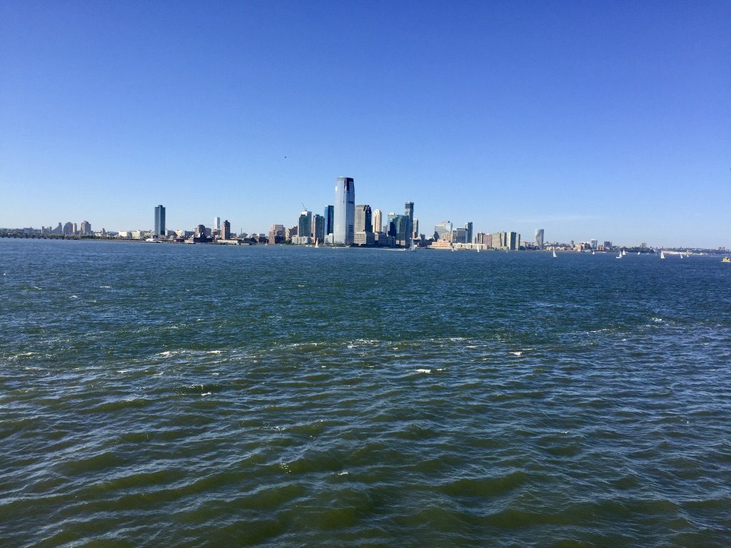 A distant view of NJ Skyline