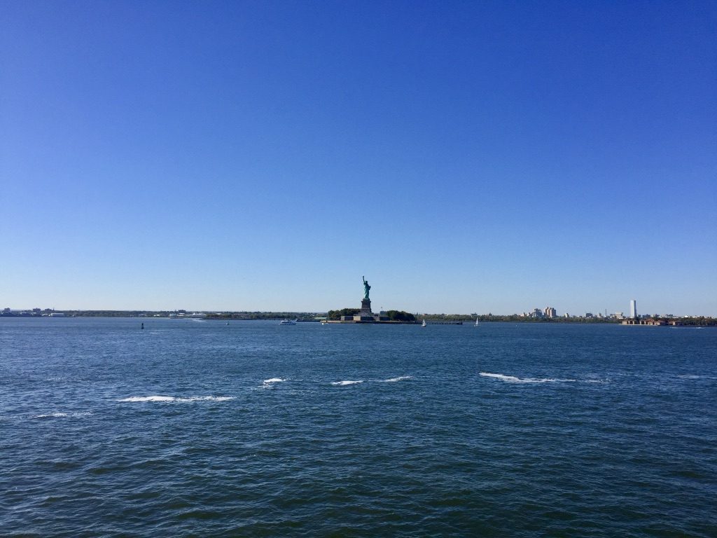 Statue of Liberty, as seen from Staten Island Ferry