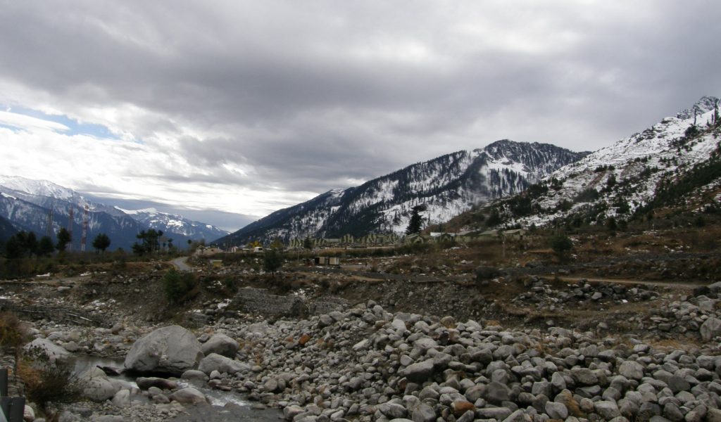 Views of Solang Valley in Winters