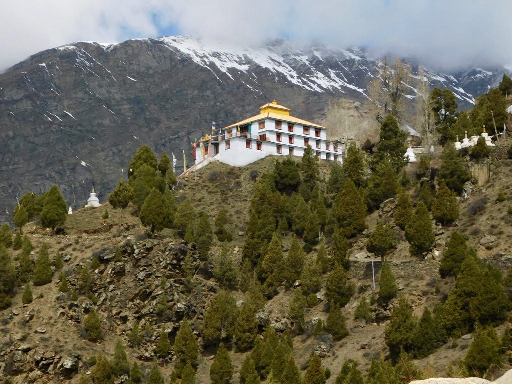 Sashur Gompa Keylong in Lahaul Valley