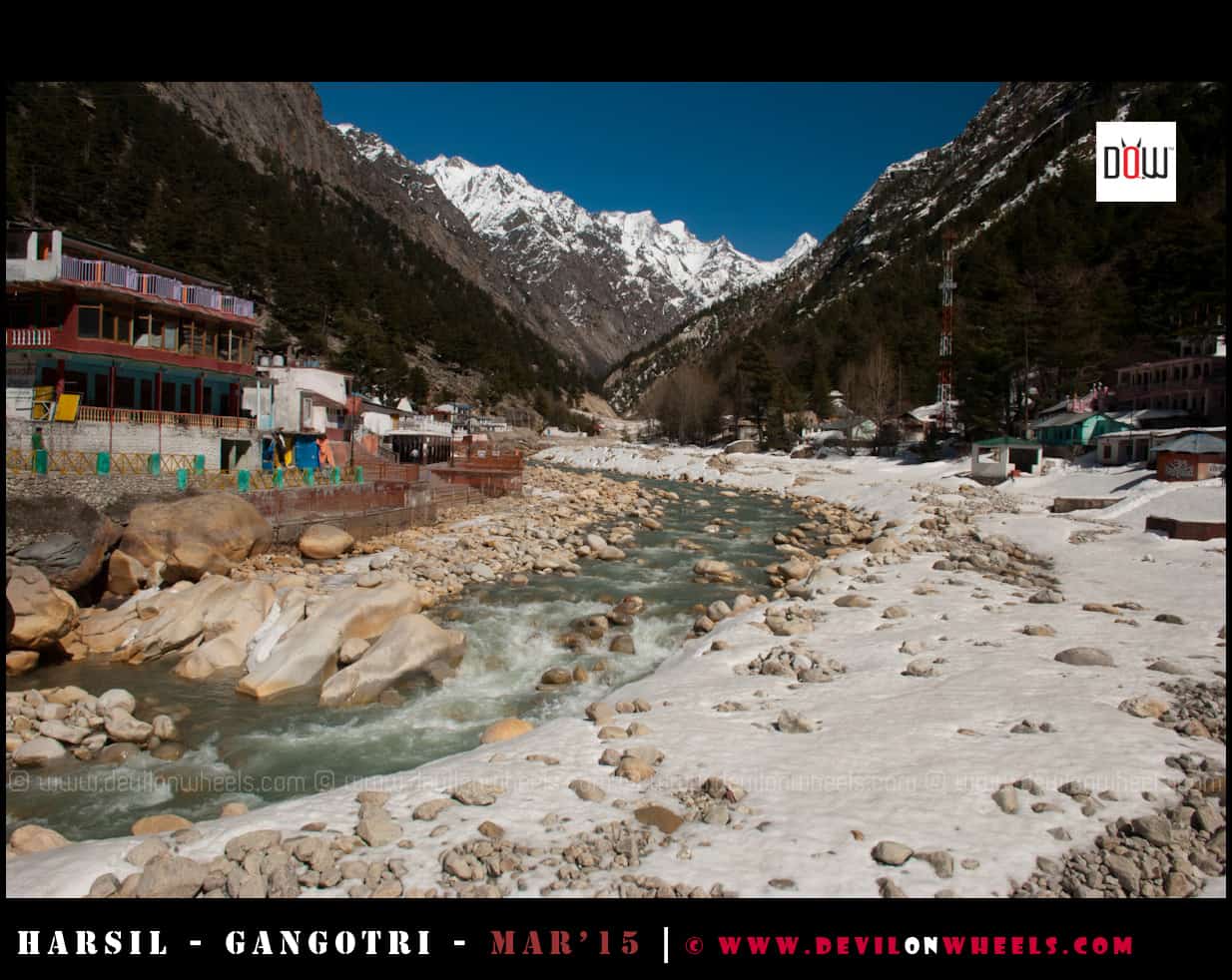 Gangotri Dham temple in Uttarakhand, one of the four Char Dhams