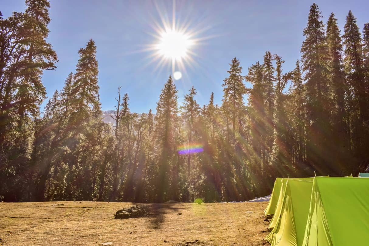 Himalayan mountain views in the Garhwal region of Uttarakhand