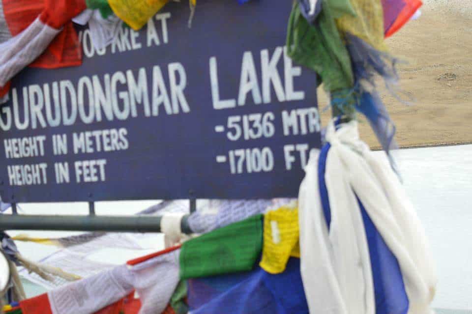 Gurudongmar Lake - Dizzying 17100 feet !!!