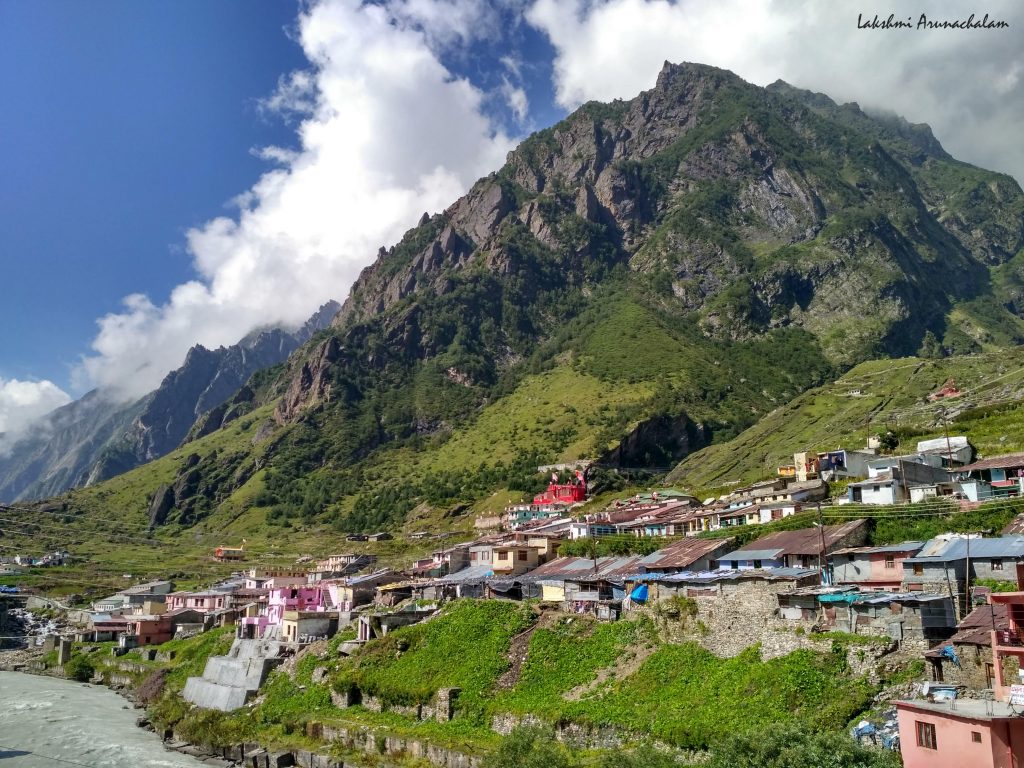 Holy town of Badrinath