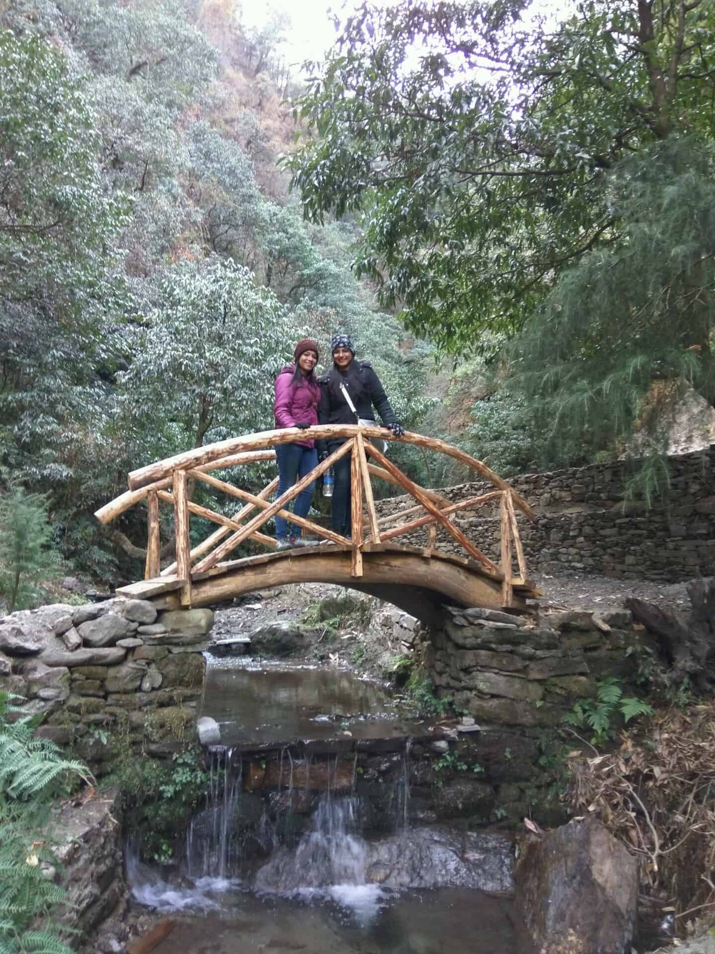 Bridge at Jibhi waterfall