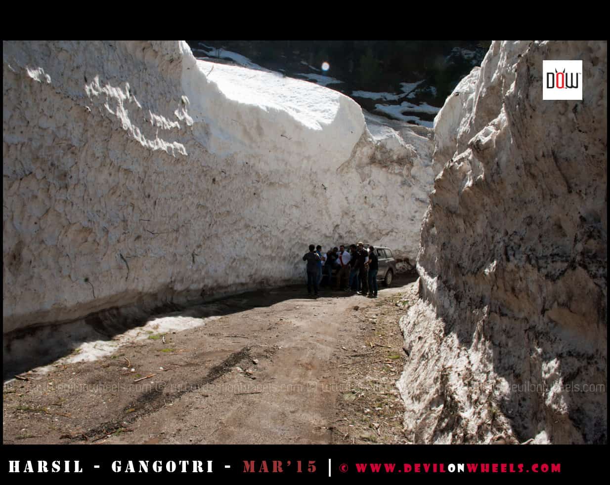 Harsil Dharali Snow walls