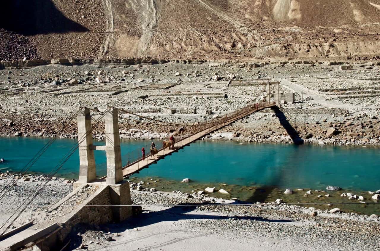 One of the many bridges in Ladakh