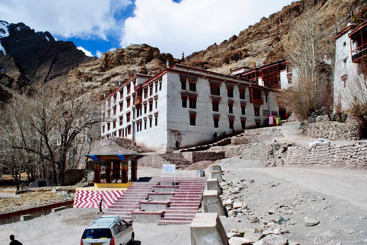 Hemis Monastery exterior view in Ladakh, the largest monastery in the region