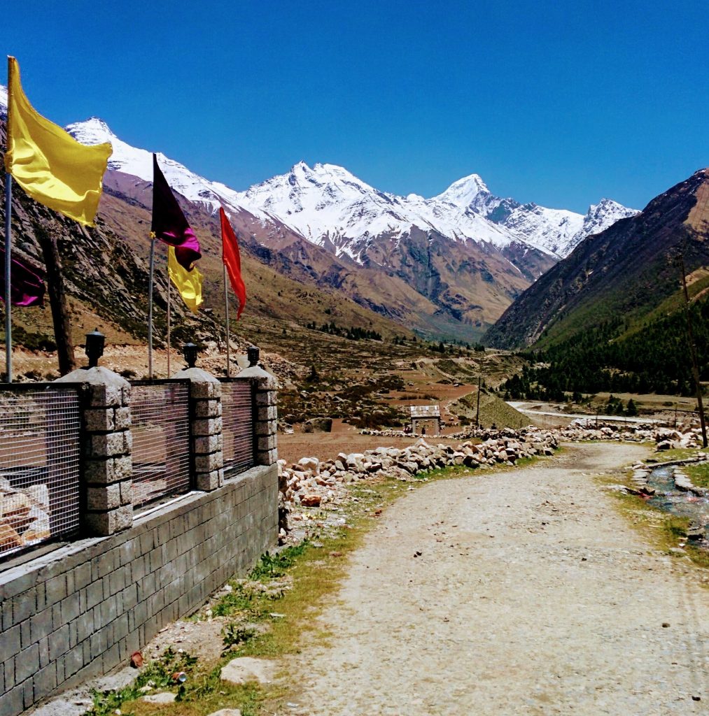 Chitkul - with limited mobile phone connectivity