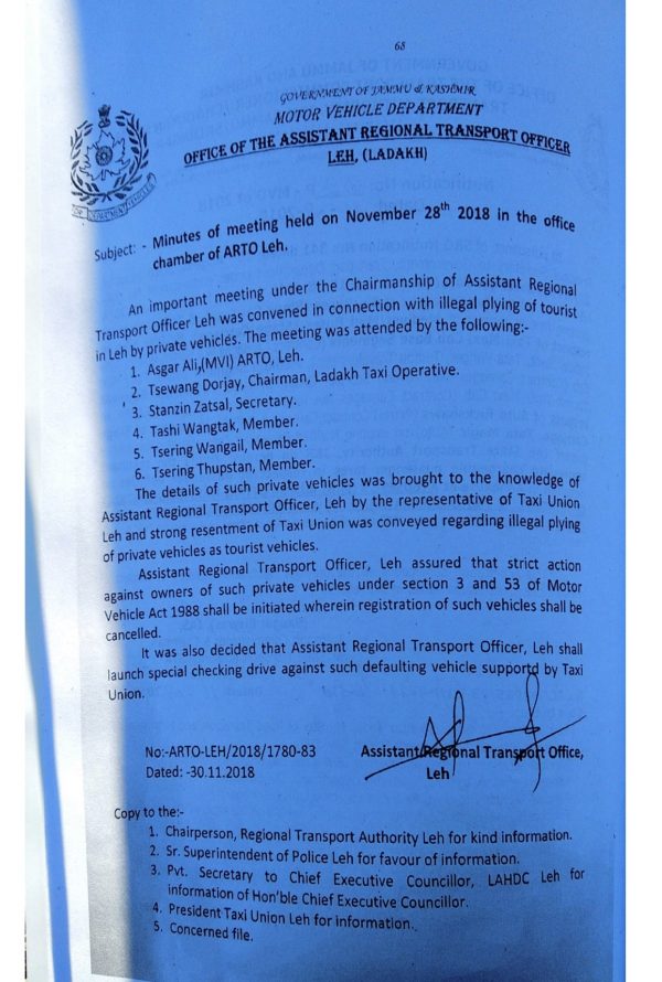 Leh - Ladakh Taxi Rates 2025 - 25 | Most Updated Taxi Rate List