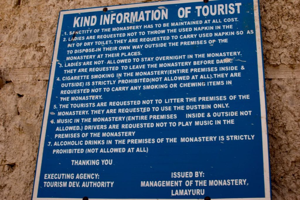 Lamayuru Monastery Information