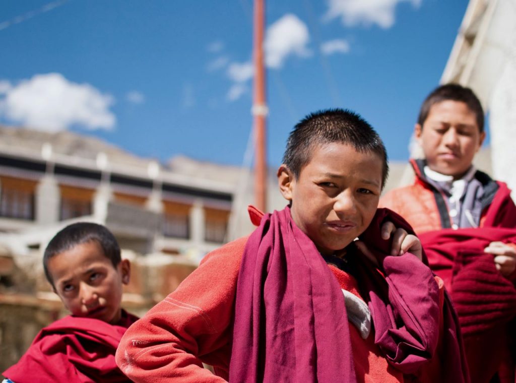 Monk Kids at Lamayuru Monastery