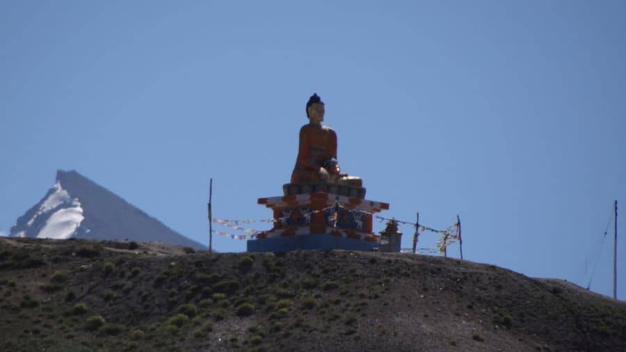 Langza Buddha Statue and Chau Chau Kang Nilda Peak