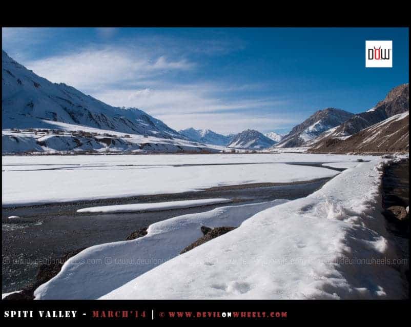 Spiti Valley in Winters - Those Frozen Moments from Spiti River 