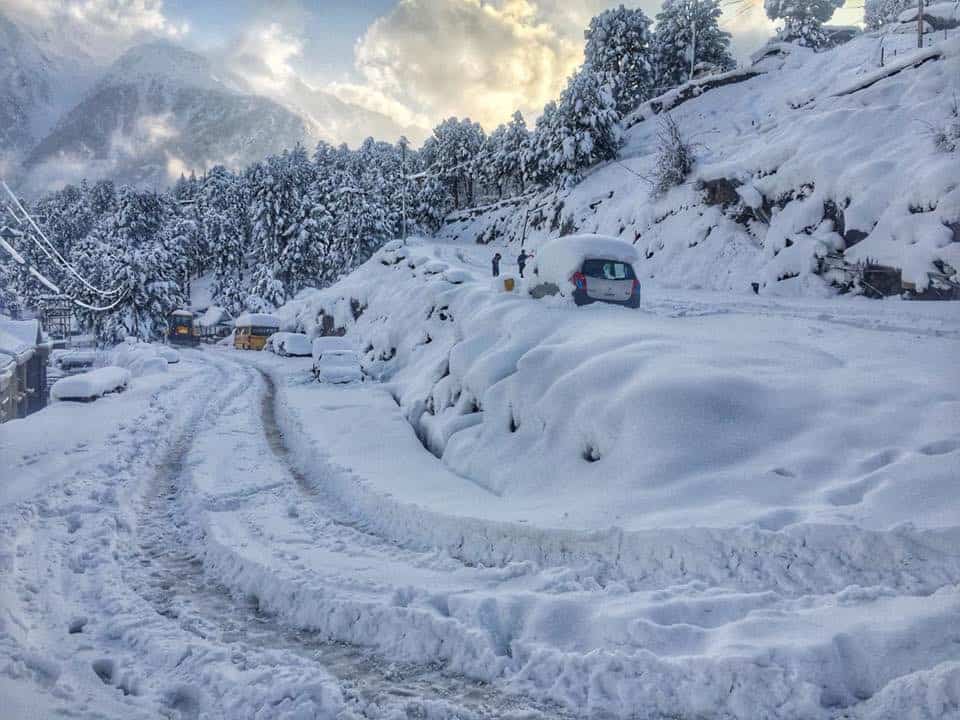 Road Conditions on a trip to Spiti in Winter on some days