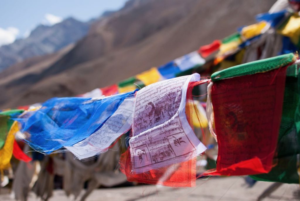 Prayer Flags in Ladakh - Spreading Prayers