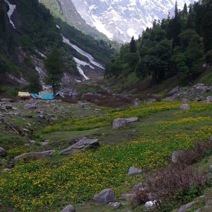 Beas Kund trek Dhundi camp