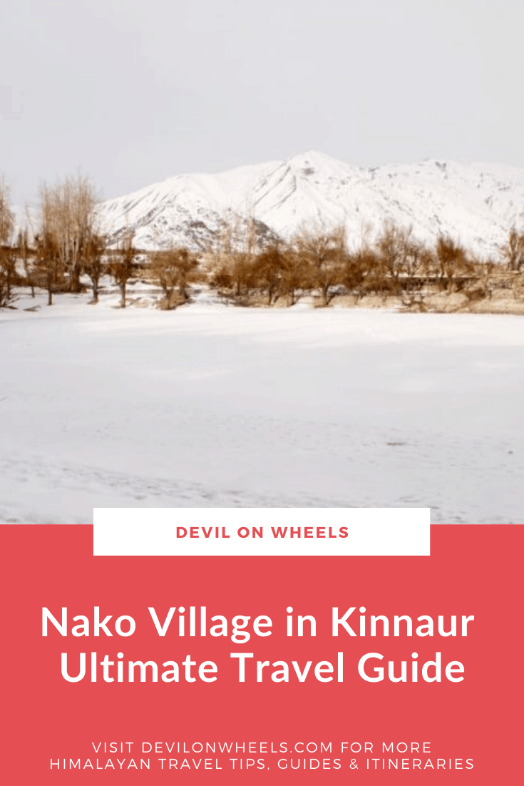 Nako Village in upper Kinnaur near Sumdo on NH-5