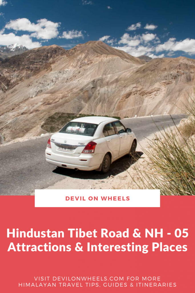 Interesting Places on NH-05 or Hindustan Tibet Highway