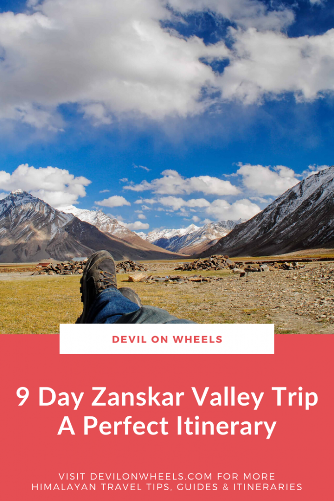 9 Day Trip to Zanskar Valley from Leh