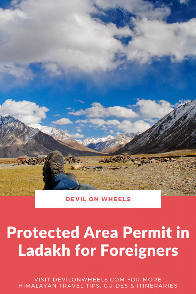 How foreigners can get protect area permits in Ladakh?