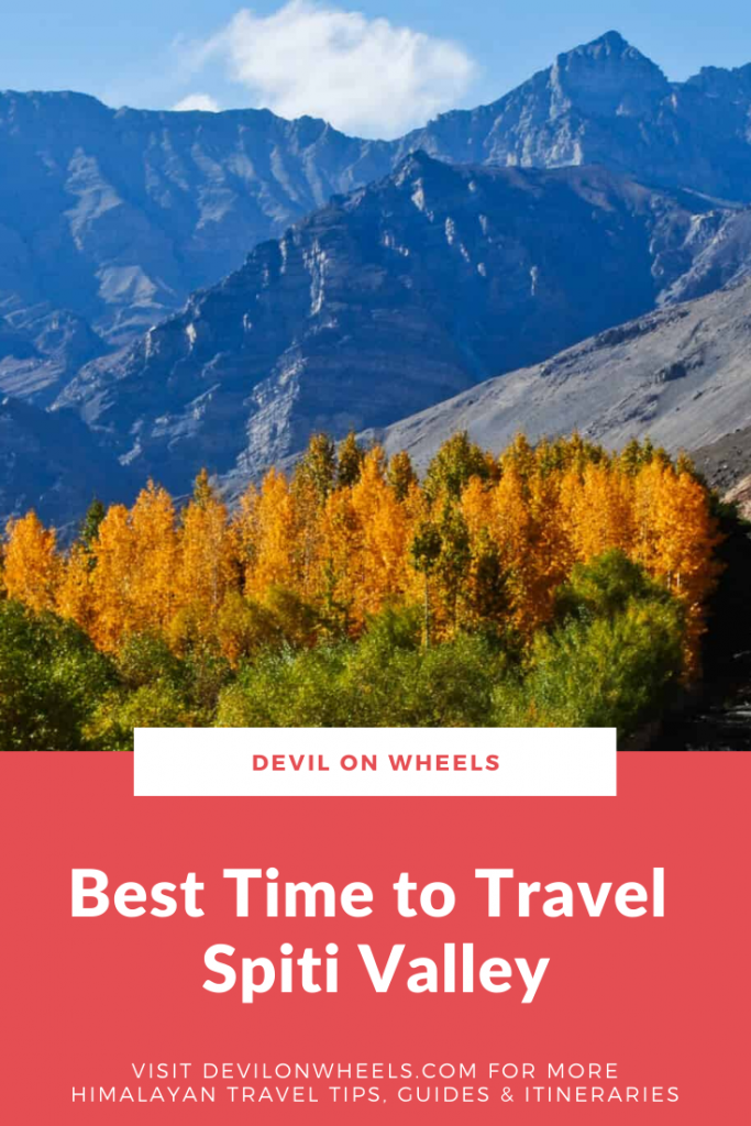 What is the best time to visit Spiti Valley? 
