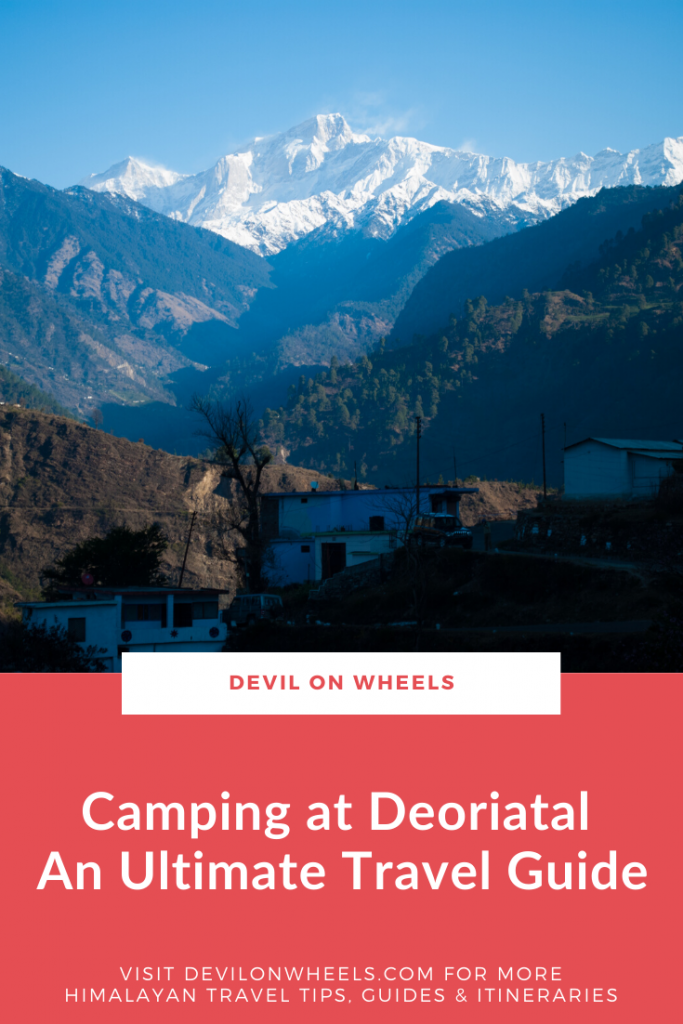 Camps at Deoriatal Lake