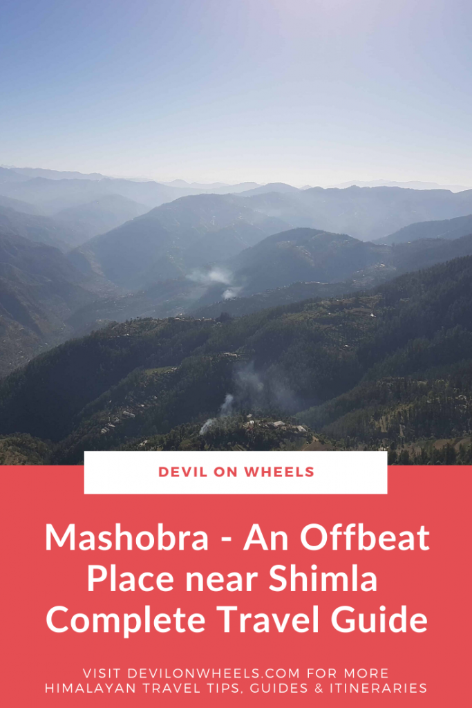 Mashobra - An offbeat place near Shimla