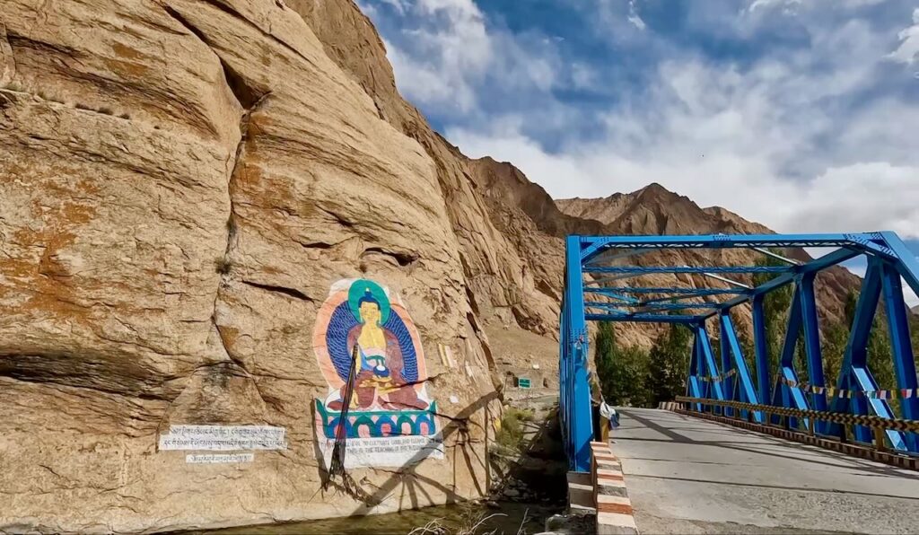 Beautiful Likche Village on the way from Leh to Teri Village