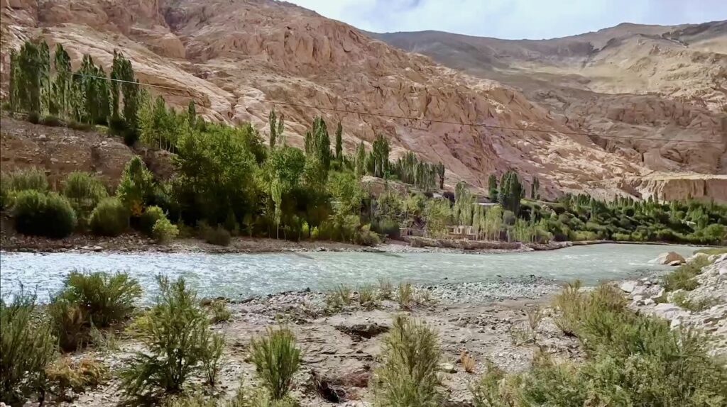 Indus River near Teri Village Bridge