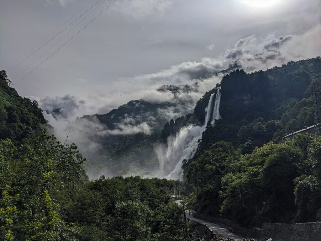 Nuranang Falls near Jang on the road to Tawang, Arunachal Pradesh