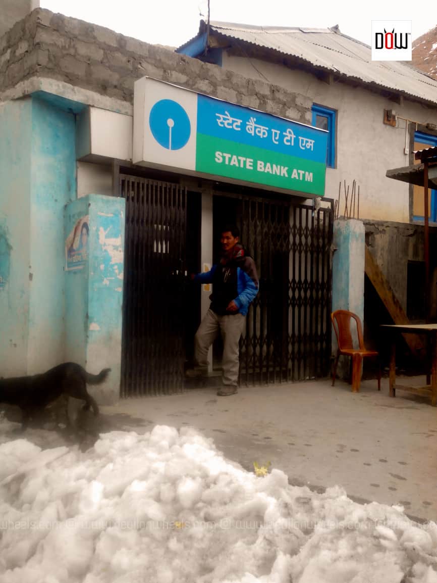 State Bank ATM at Kaza, Spiti Valley