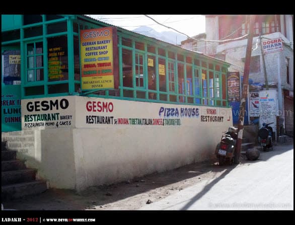 Gesmo Restaurant in Leh - Ladakh