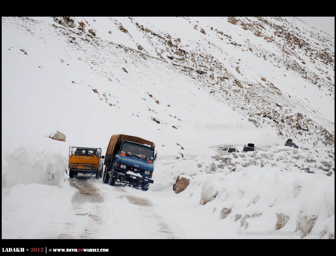 Roads on a Winter Trip to Ladakh