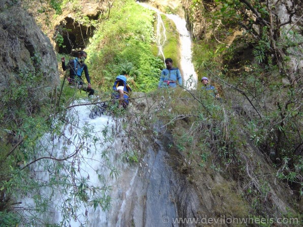 Canyoning at Shivpuri / Rishikesh... Ain't easy and you fall too...