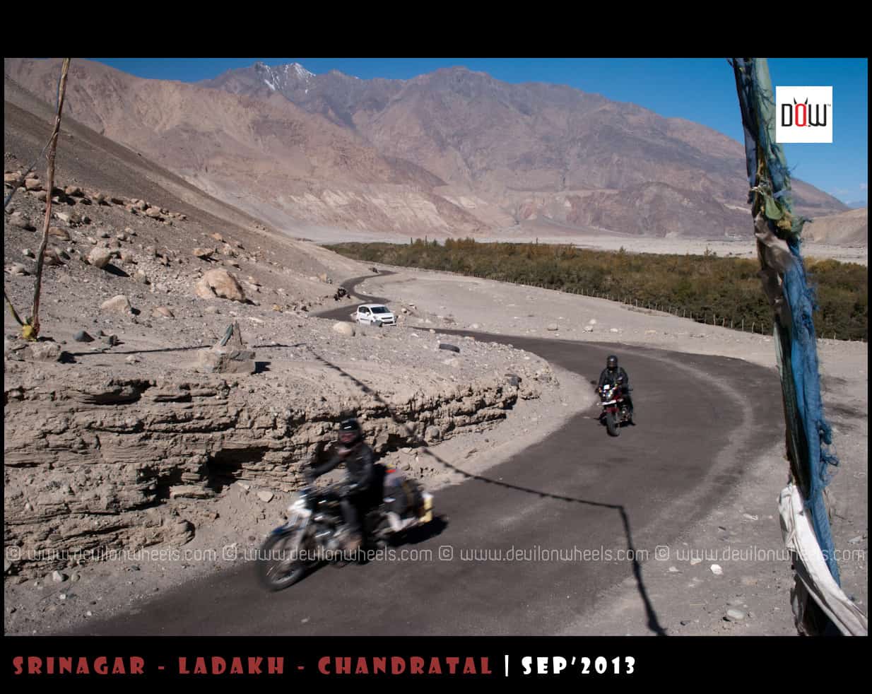 Are outside rented bikes allowed in Leh - Ladakh?