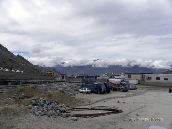View of big ground just before DC Office in Leh - Ladakh