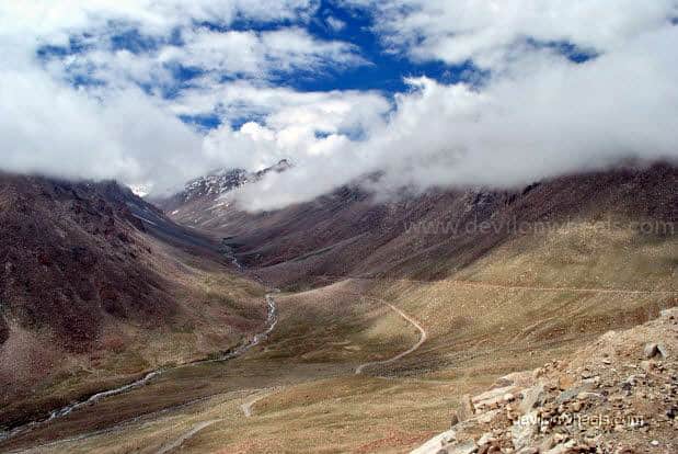 View of Khardung La top in Leh - Ladakh